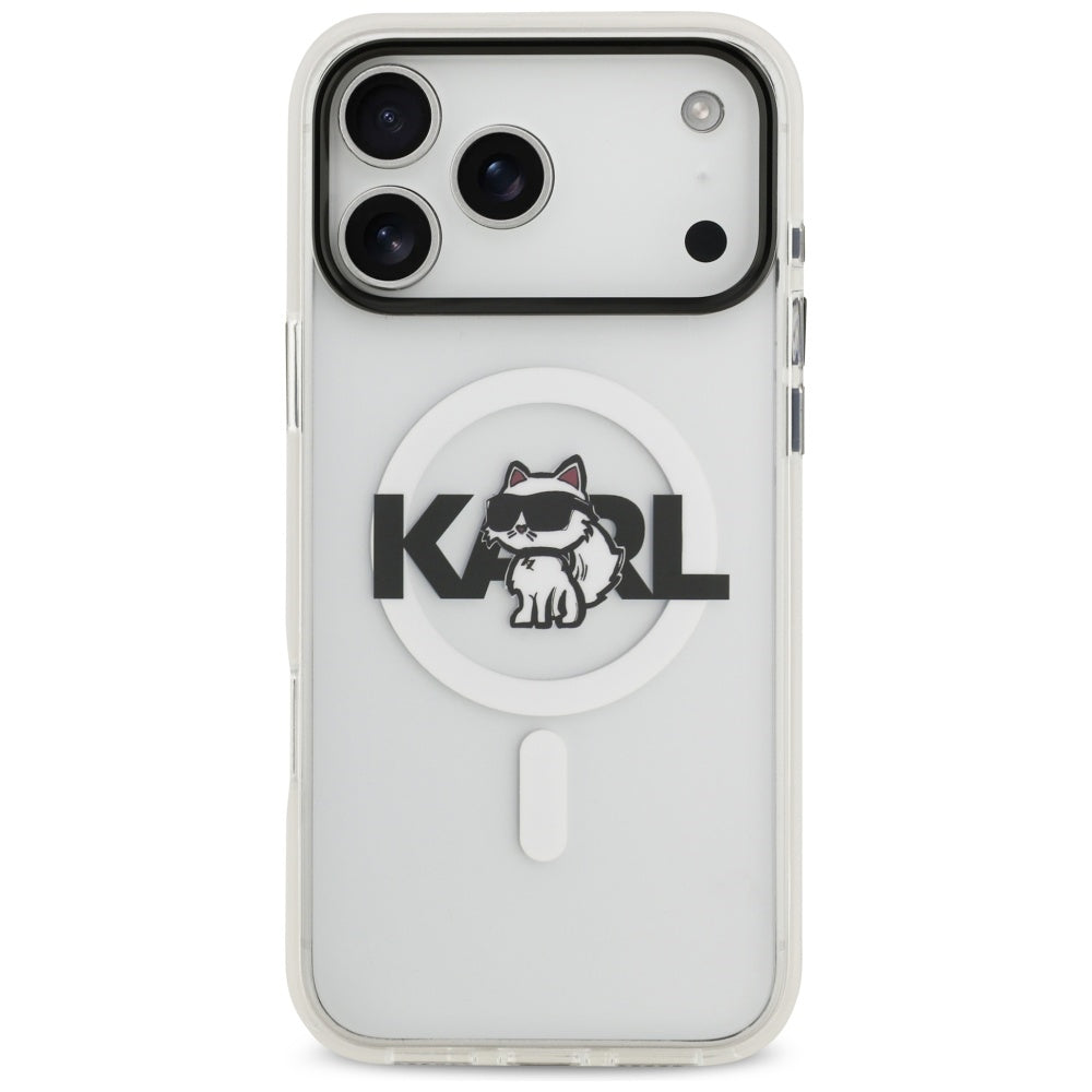 Karl Lagerfeld MagSafe dėklas iPhone 17 Pro – skaidrus -- iPhone 17 Pro
