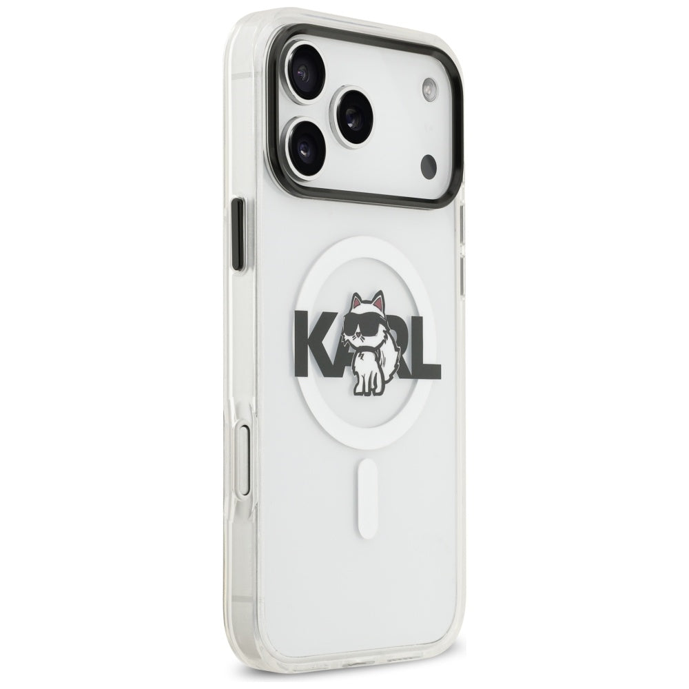 Karl Lagerfeld MagSafe dėklas iPhone 17 Pro – skaidrus -- iPhone 17 Pro