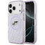 Karl Lagerfeld IML Glitter Karl & Choupette Heads Logo MagSafe dėklas iPhone 17 Pro - Violetinė -- iPhone 17 Pro