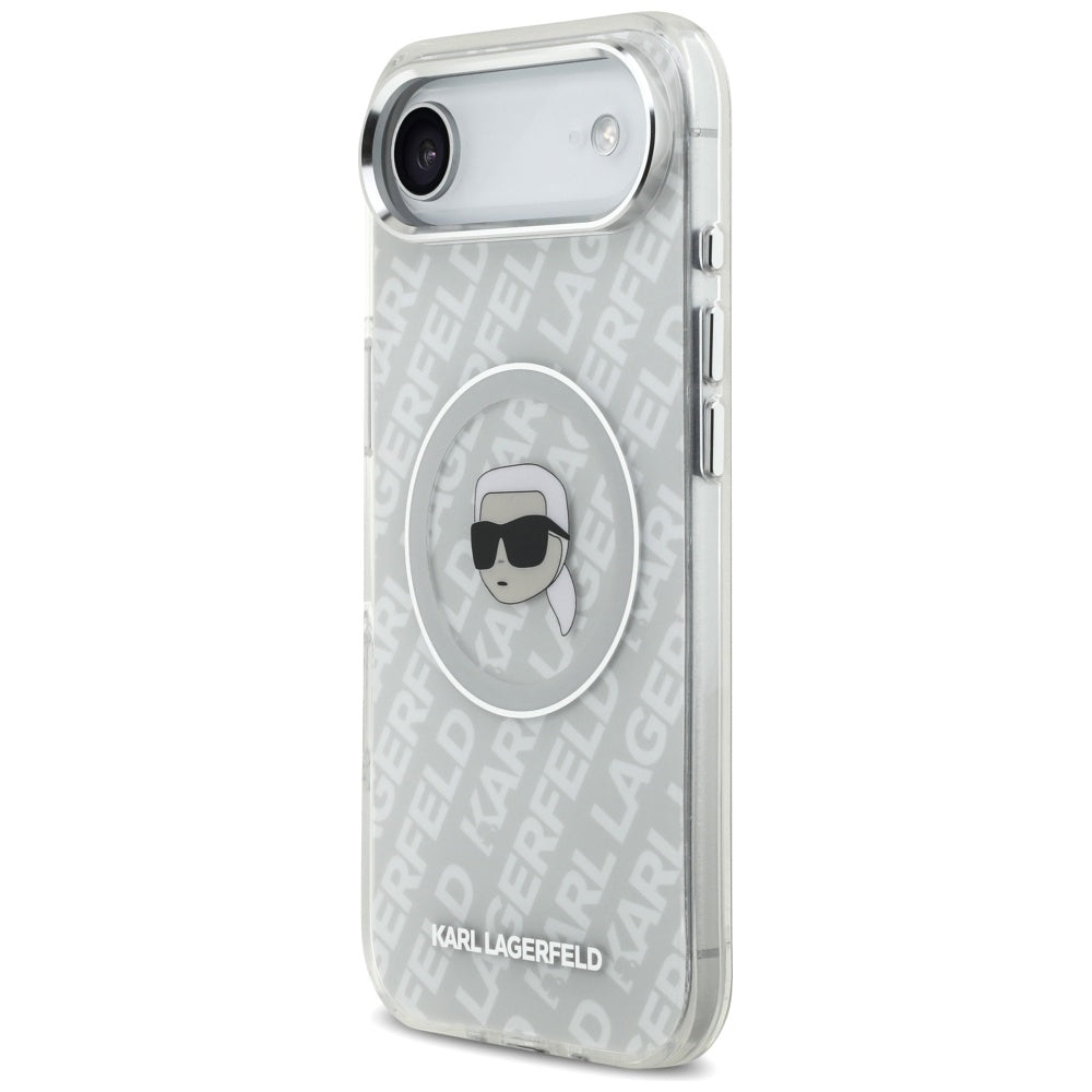 Karl Lagerfeld IML Karl Head Logo MagSafe iPhone Air dėklas - Pilka -- iPhone Air