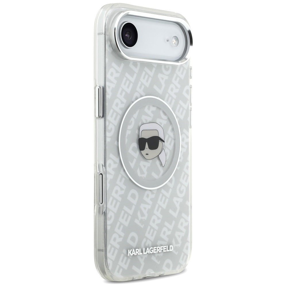 Karl Lagerfeld IML Karl Head Logo MagSafe iPhone Air dėklas - Pilka -- iPhone Air