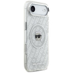 Karl Lagerfeld IML Karl Head Logo MagSafe iPhone Air dėklas - Pilka -- iPhone Air