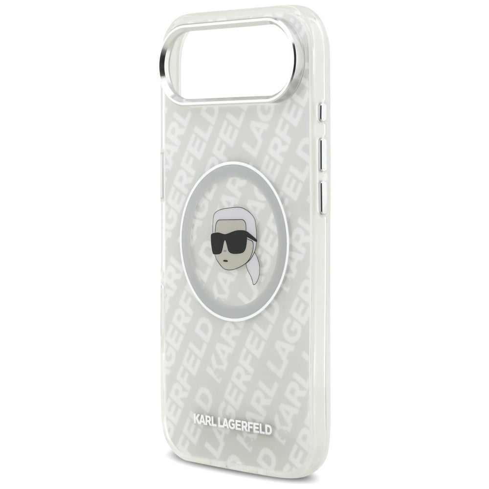 Karl Lagerfeld IML Karl Head Logo MagSafe iPhone Air dėklas - Pilka -- iPhone Air