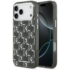 Karl Lagerfeld IML KL Monogram MagSafe Dėklas skirtas iPhone 17 Pro Max - Juoda -- iPhone 17 Pro Max