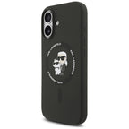 Karl Lagerfeld MagSafe dėklas iPhone 17 – juodas