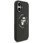 Karl Lagerfeld MagSafe dėklas iPhone 17 – juodas