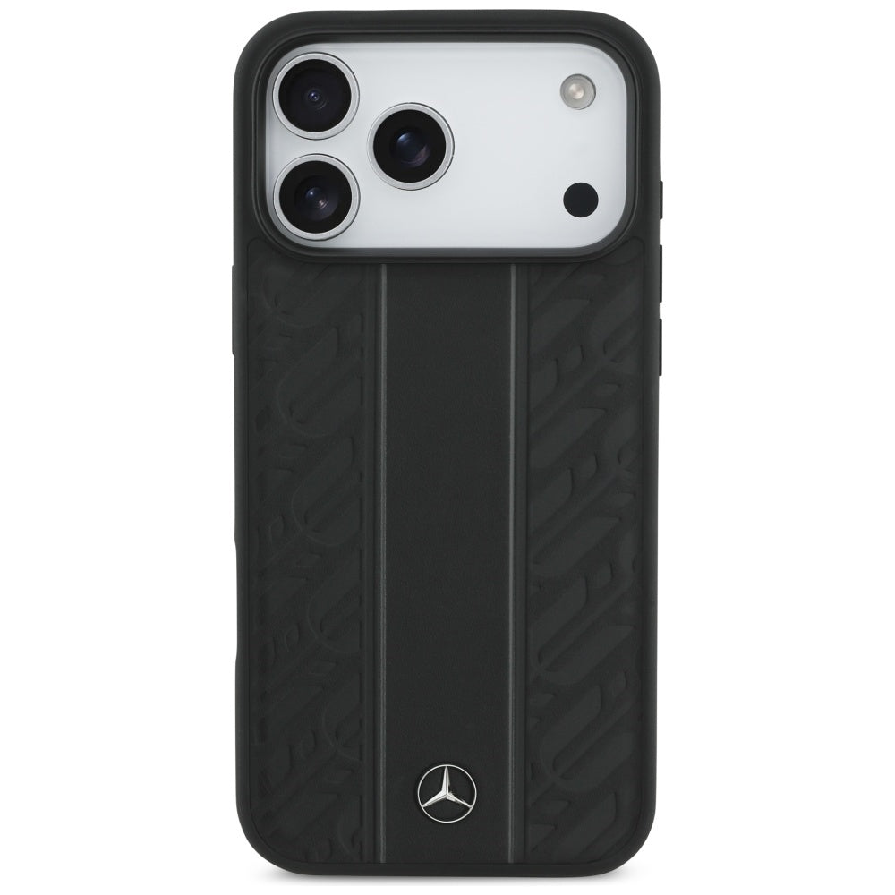 Mercedes-Benz odinis MagSafe dėklas iPhone 17 Pro Max – juodas