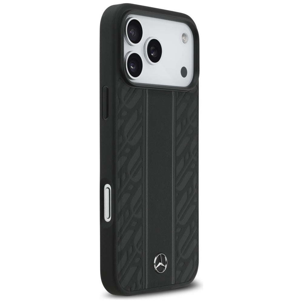 Mercedes-Benz odinis MagSafe dėklas iPhone 17 Pro Max – juodas
