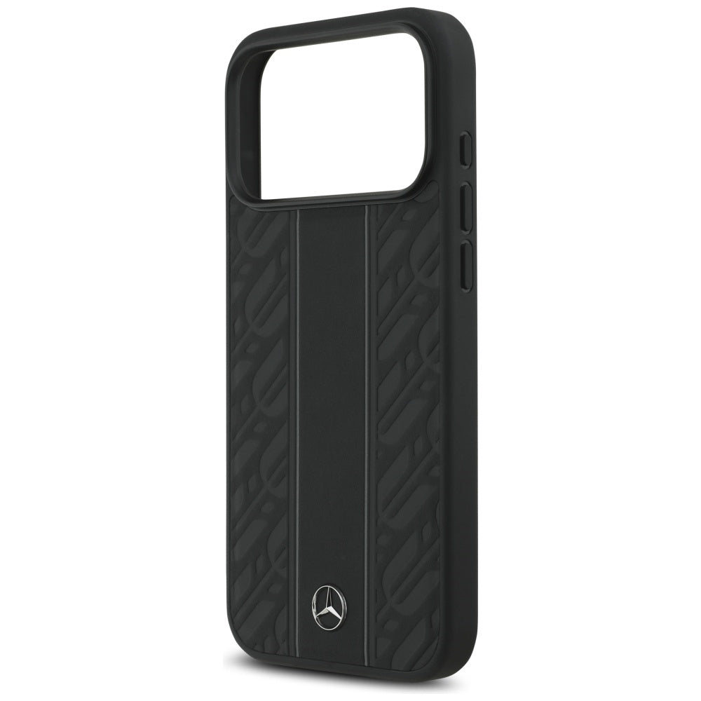 Mercedes-Benz odinis MagSafe dėklas iPhone 17 Pro Max – juodas
