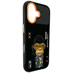 Nimmy Cool&Cute 2.0 Gorilla dėklas iPhone 17 – juodas