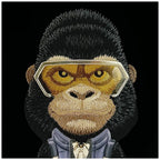 Nimmy Cool&Cute 2.0 Gorilla dėklas iPhone 17 – juodas