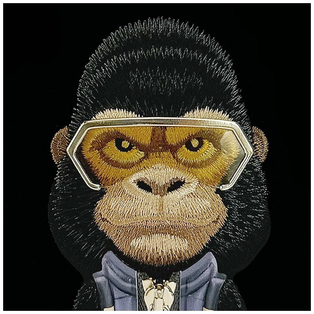 Nimmy Cool&Cute 2.0 Gorilla dėklas iPhone 17 – juodas
