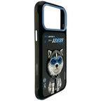 Nimmy Cool&Cute 2.0 Wolf dėklas iPhone 17 Pro Max – juodas -- iPhone 17 Pro Max