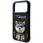 Nimmy Cool&Cute 2.0 Wolf dėklas iPhone 17 Pro Max – juodas -- iPhone 17 Pro Max