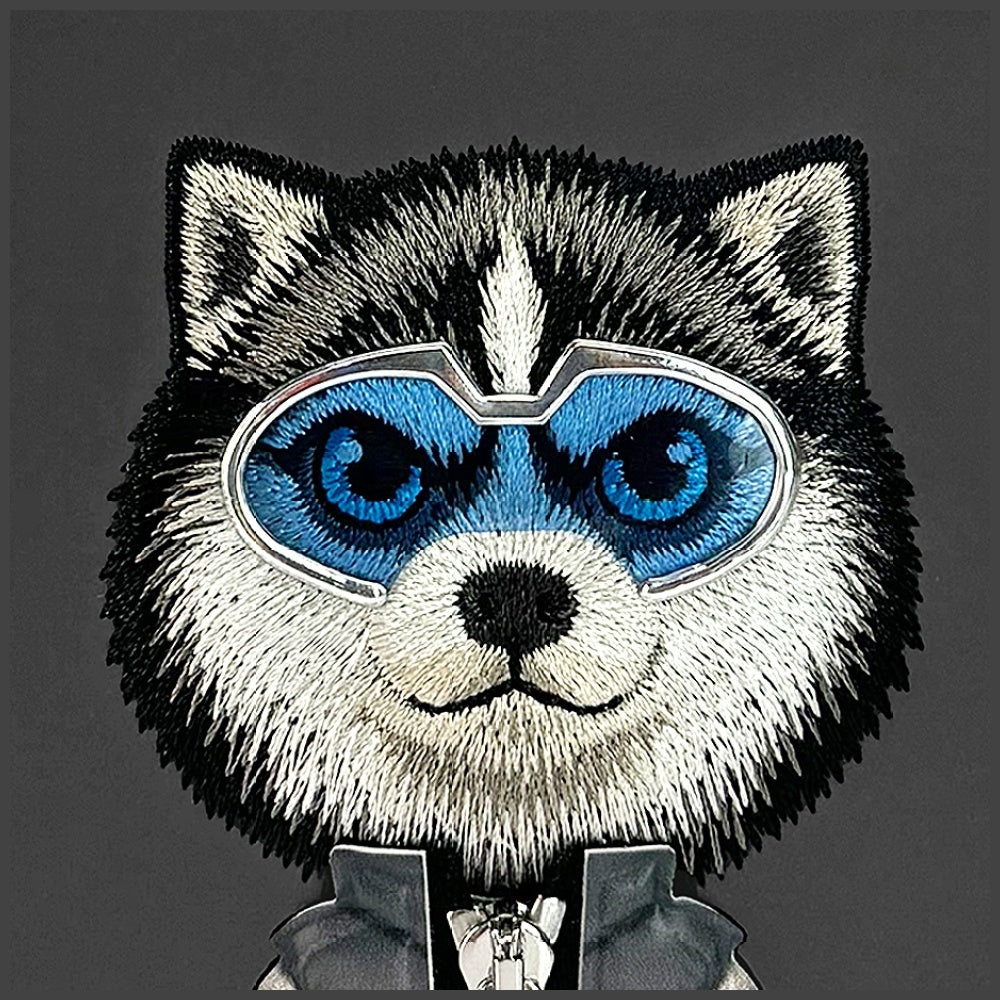Nimmy Cool&Cute 2.0 Wolf dėklas iPhone 17 Pro Max – juodas -- iPhone 17 Pro Max