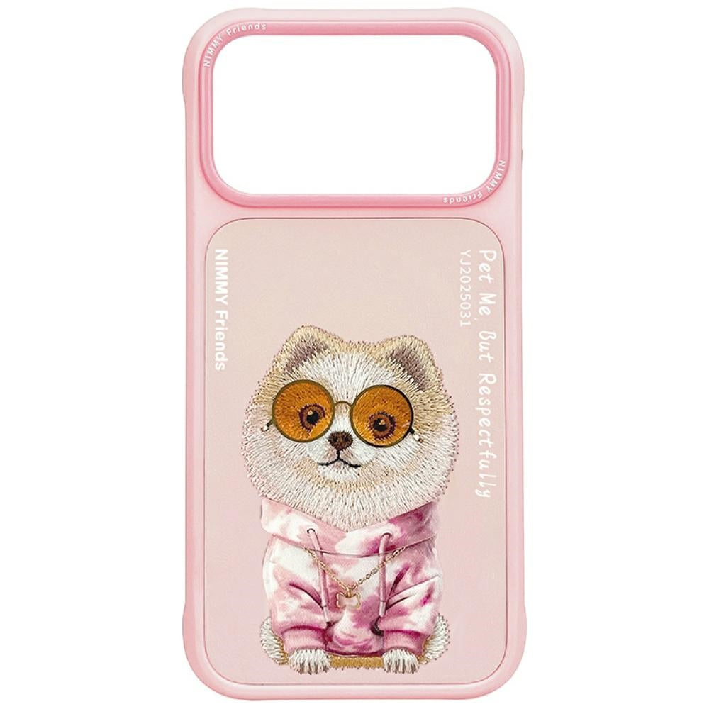 Nimmy Glasses Cool nagų dėklas, skirtas iPhone 17 Pro Max - pink