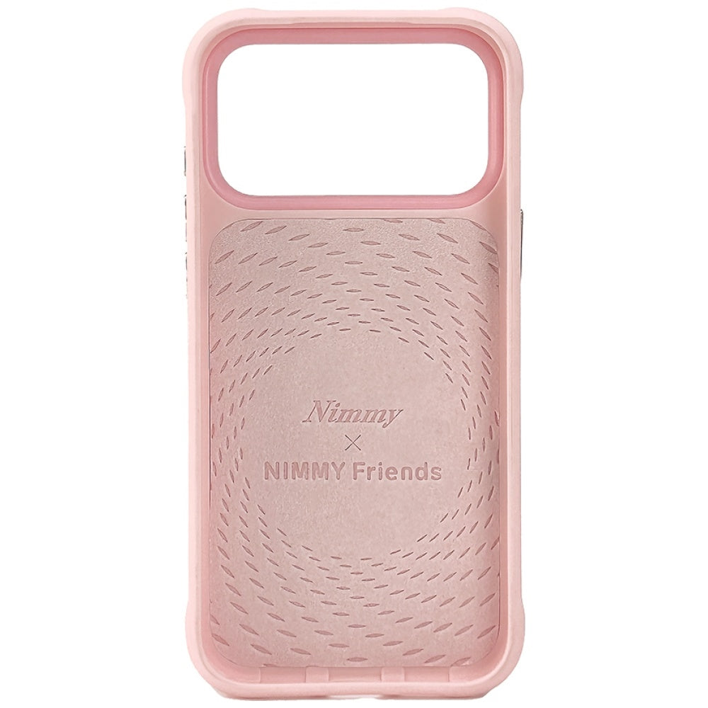Nimmy Glasses Cool nagų dėklas, skirtas iPhone 17 Pro Max - pink