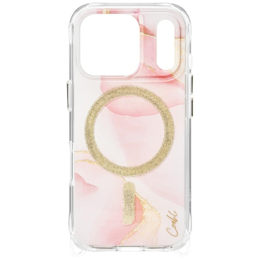 Uniq Coehl Aeris magnetinis dėklas iPhone 17 Pro – rožinis