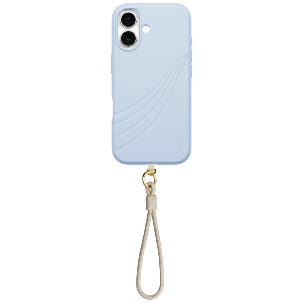 Uniq Coehl Serina magnetinis dėklas iPhone 17 – mėlynas