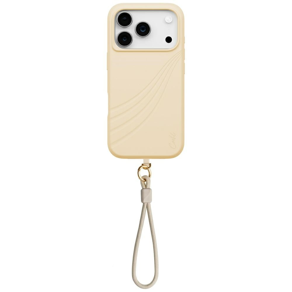 Uniq Coehl Serina MagSafe dėklas iPhone 17 Pro – smėlio