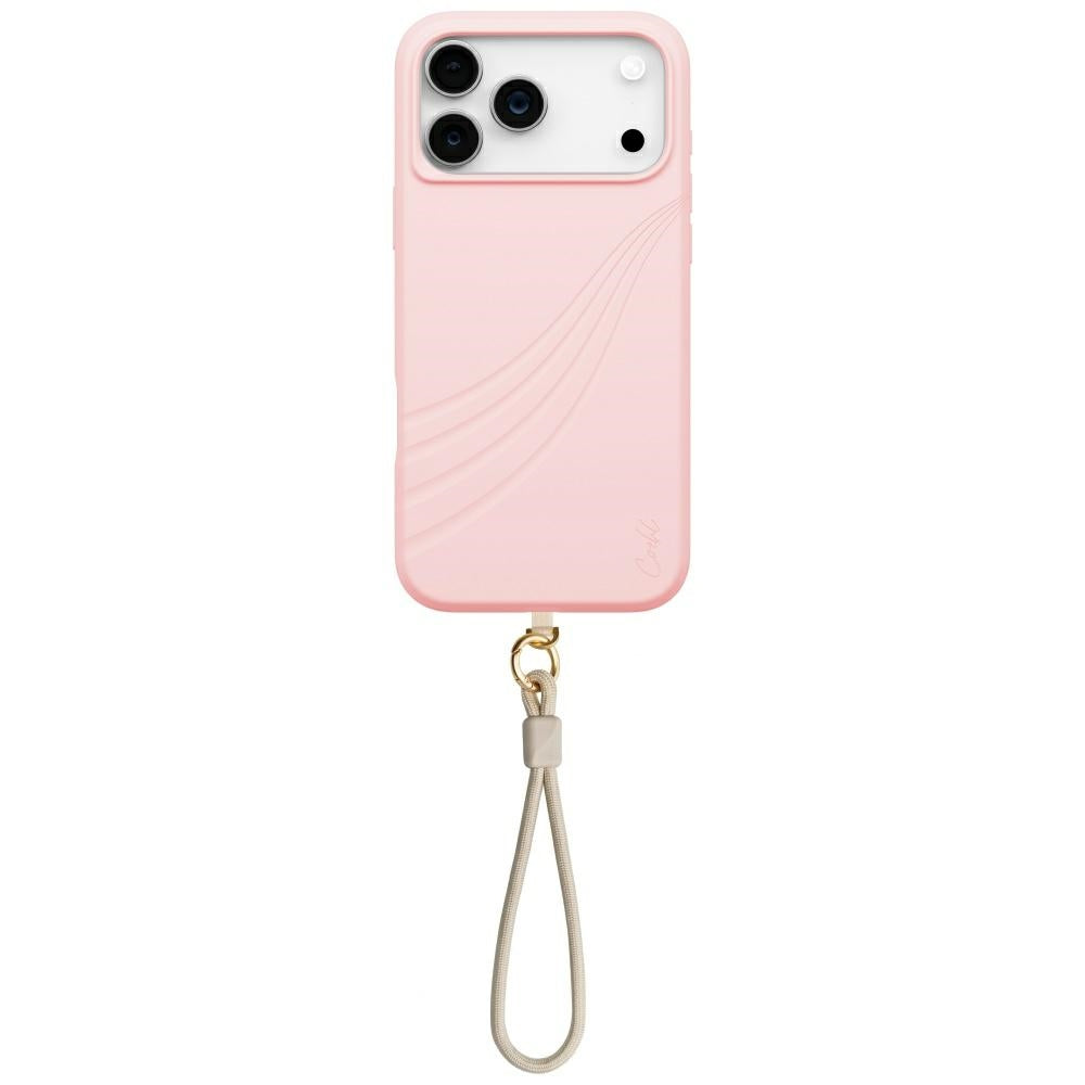 Uniq Coehl Serina MagClick dėklas iPhone 17 Pro Max – rožinis