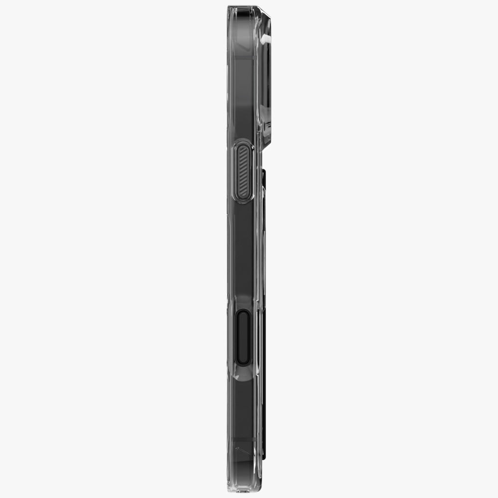 Uniq Heldro Air dėklas iPhone 17 Pro Max su Magclick – juodas -- iPhone 17 Pro Max