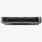 Uniq Heldro Air dėklas iPhone 17 Pro Max su Magclick – juodas -- iPhone 17 Pro Max