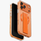 Uniq Heldro Air Case skirta iPhone 17 Pro Max Magclick Charging – oranžinė -- Cell phone cases and covers
