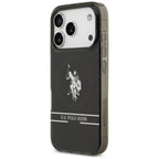 U.S. Polo Assn. MagSafe dėklas iPhone 17 Pro – juodas