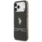 U.S. Polo MagSafe dėklas iPhone 17 Pro Max – juodas
