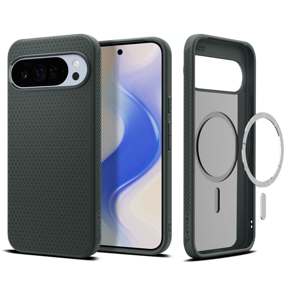Spigen Liquid Air MagSafe dėklas Pixel 10 Pro XL – žalias