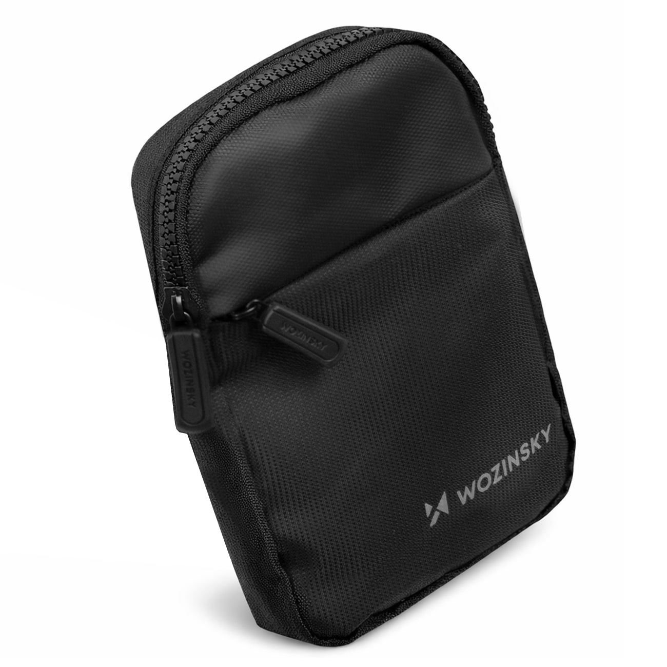 Wozinsky WMS-W1 Unisex Mini Pečių Krepšys Neperlaidus Vandeniui su Dviem Dalimis Telefonui - Juodas -- Bicycle Bags