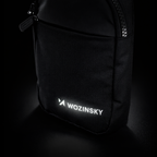 Wozinsky WMS-W1 Unisex Mini Pečių Krepšys Neperlaidus Vandeniui su Dviem Dalimis Telefonui - Juodas -- Bicycle Bags