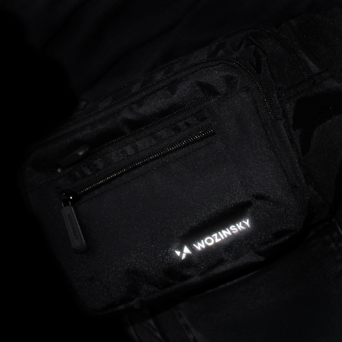 Wozinsky WSB-W1 unisex pečių krepšys su reguliuojama apykaklė, neperlaidus vandeniui - juodas -- Bicycle Bags