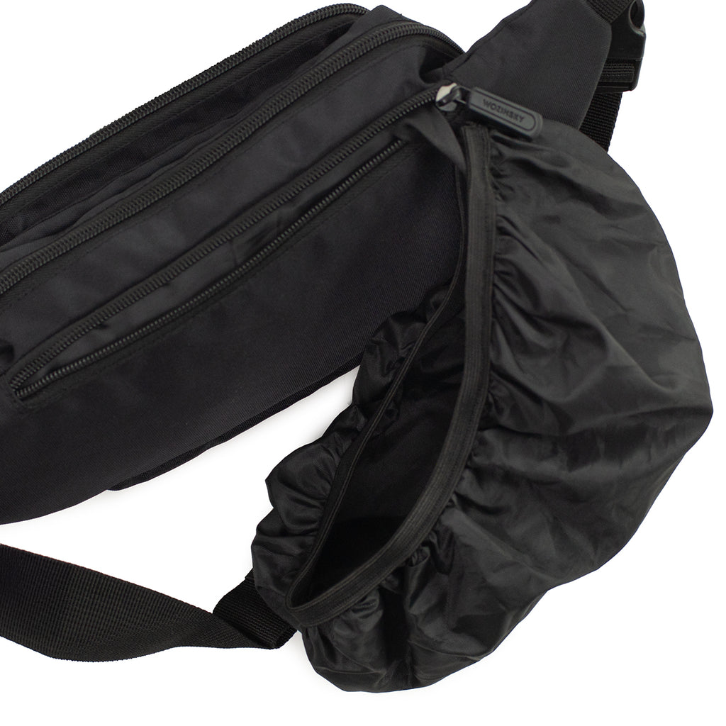 Wozinsky WSB-W1 unisex pečių krepšys su reguliuojama apykaklė, neperlaidus vandeniui - juodas -- Bicycle Bags