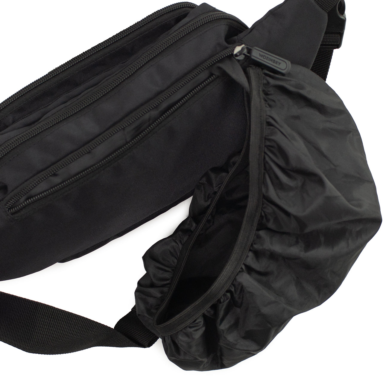 Wozinsky WSB-W1 unisex pečių krepšys su reguliuojama apykaklė, neperlaidus vandeniui - juodas -- Bicycle Bags