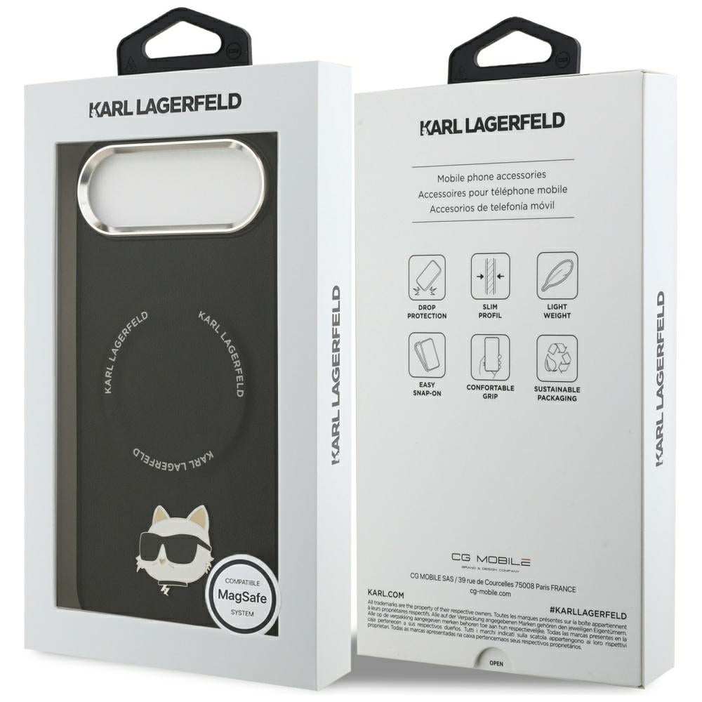 Karl Lagerfeld MagSafe dėklas iPhone Air – juodas