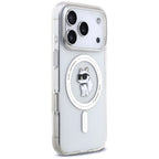 Karl Lagerfeld IML Choupette MagSafe dėklas Apple iPhone 17 Pro Max - skaidri -- iPhone 17 Pro Max