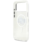 Karl Lagerfeld IML Glitter Karl & Choupette Sketch Logo MagSafe Dėklas skirtas iPhone 17 Pro Max - Skaidrus -- iPhone 17...