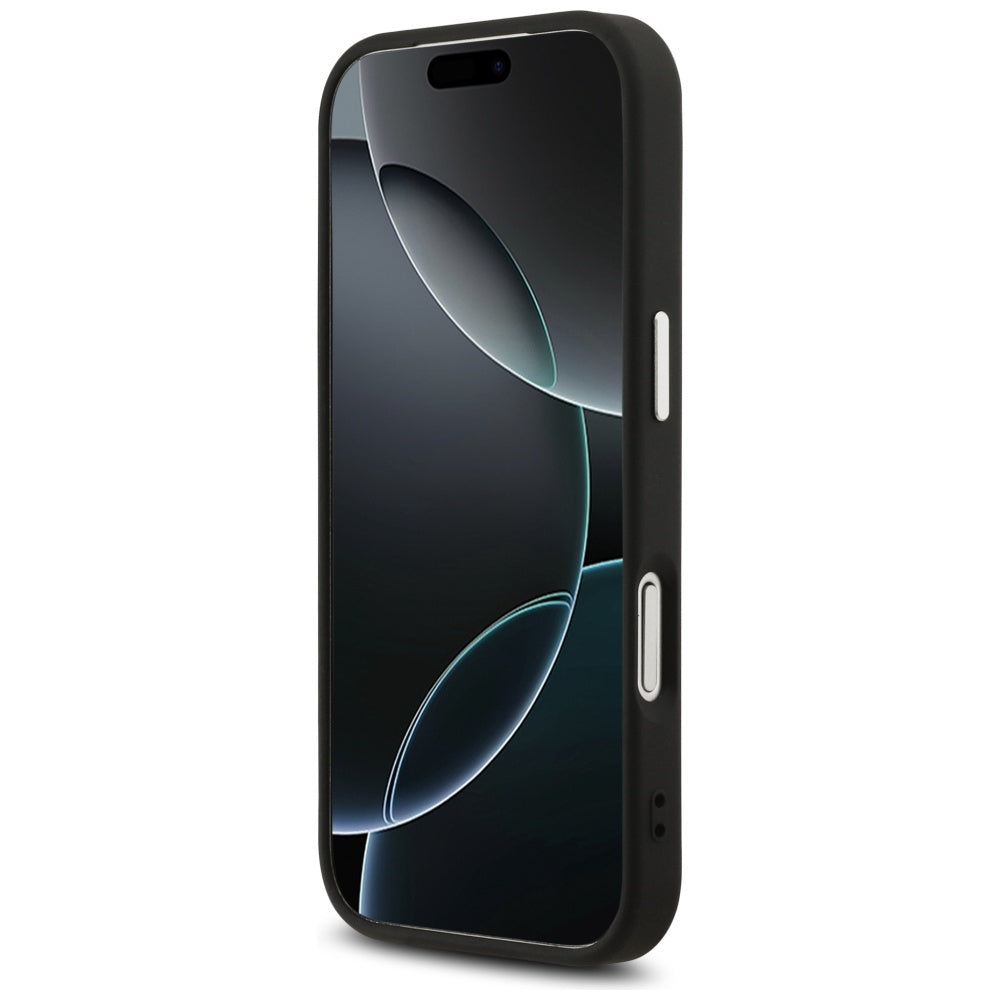 Karl Lagerfeld MagSafe dėklas iPhone 17 Pro Max – juodas