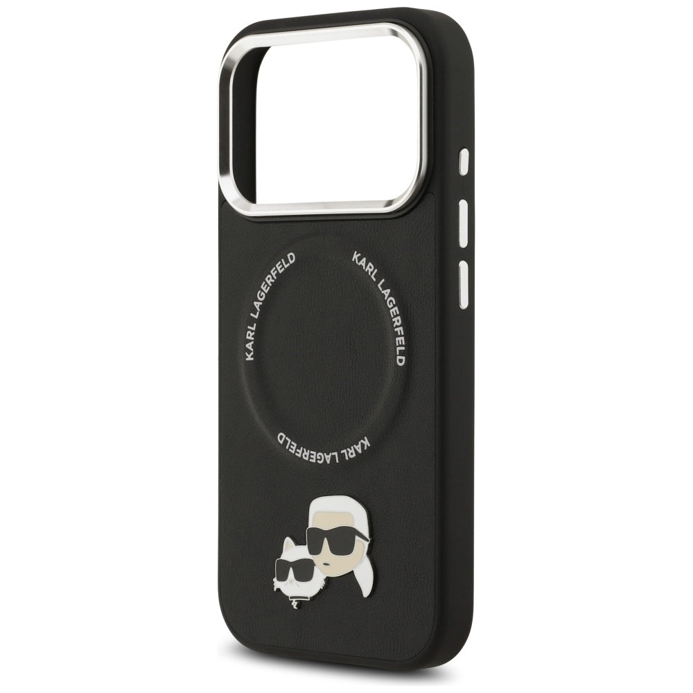 Karl Lagerfeld MagSafe dėklas iPhone 17 Pro Max – juodas