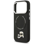 Karl Lagerfeld MagSafe dėklas iPhone 17 Pro Max – juodas
