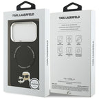 Karl Lagerfeld MagSafe dėklas iPhone 17 Pro Max – juodas