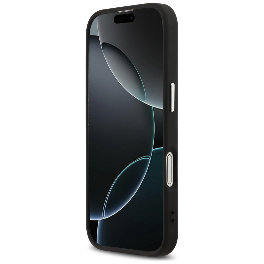 Karl Lagerfeld Karl Pin MagSafe dėklas skirtas iPhone 17 - juodas -- iPhone 17