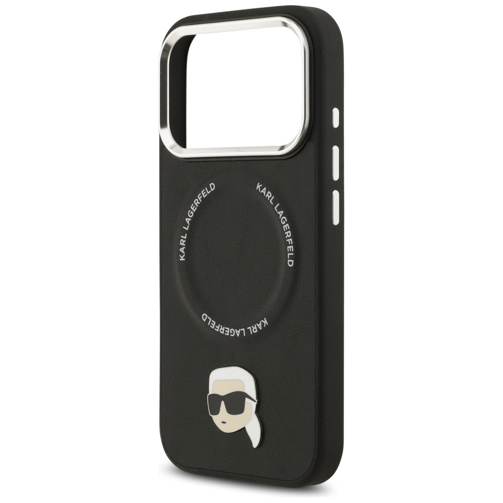 Karl Lagerfeld MagSafe dėklas iPhone 17 Pro – juodas -- iPhone 17 Pro