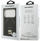 Karl Lagerfeld MagSafe dėklas iPhone 17 Pro – juodas -- iPhone 17 Pro