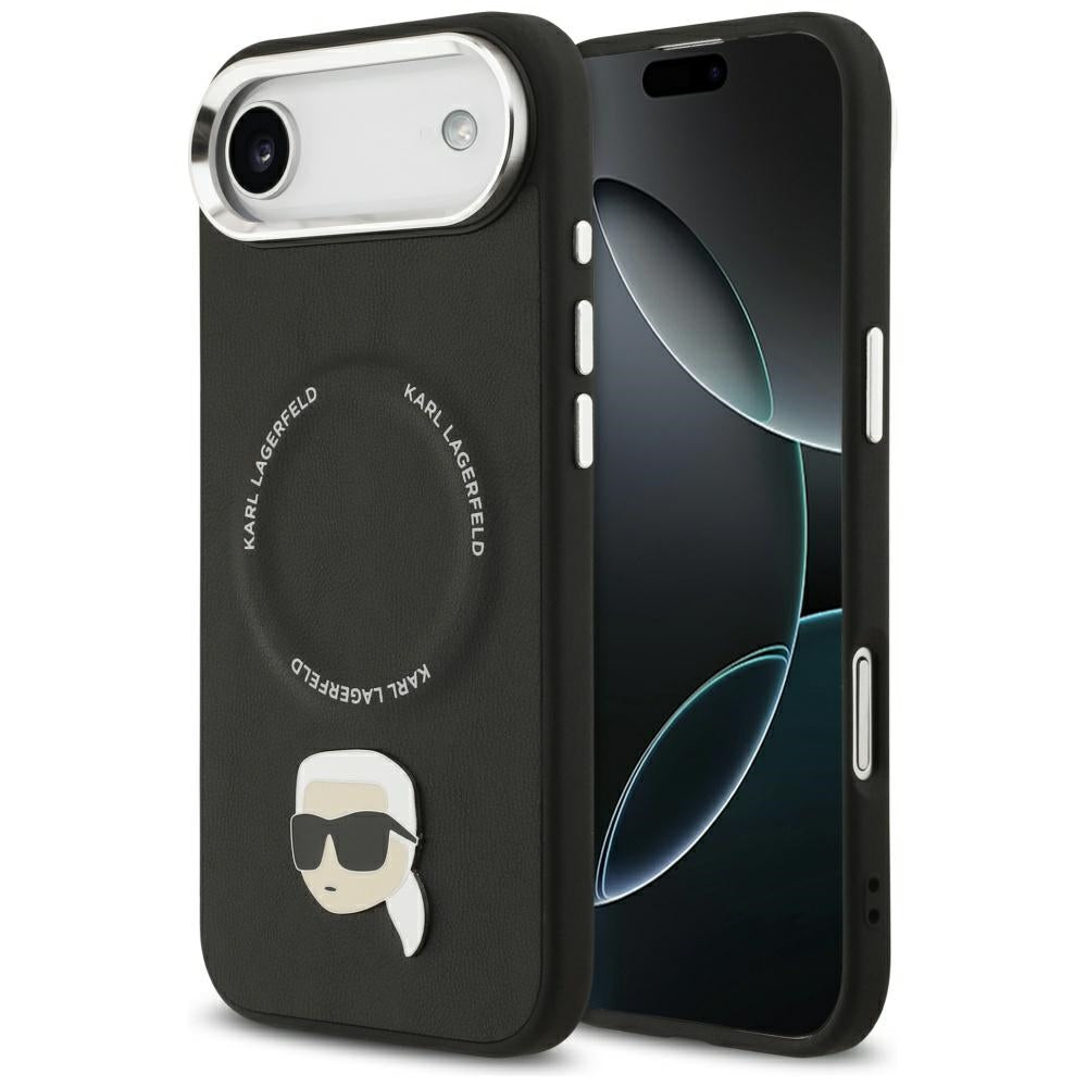 Karl Lagerfeld MagSafe dėklas iPhone Air – juodas