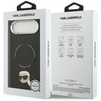 Karl Lagerfeld MagSafe dėklas iPhone Air – juodas