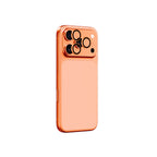 AmazingThing Objektyvo stiklas, skirtas iPhone 17 Pro / Pro Max – su oranžiniu rėmeliu -- Cell phone tempered glass