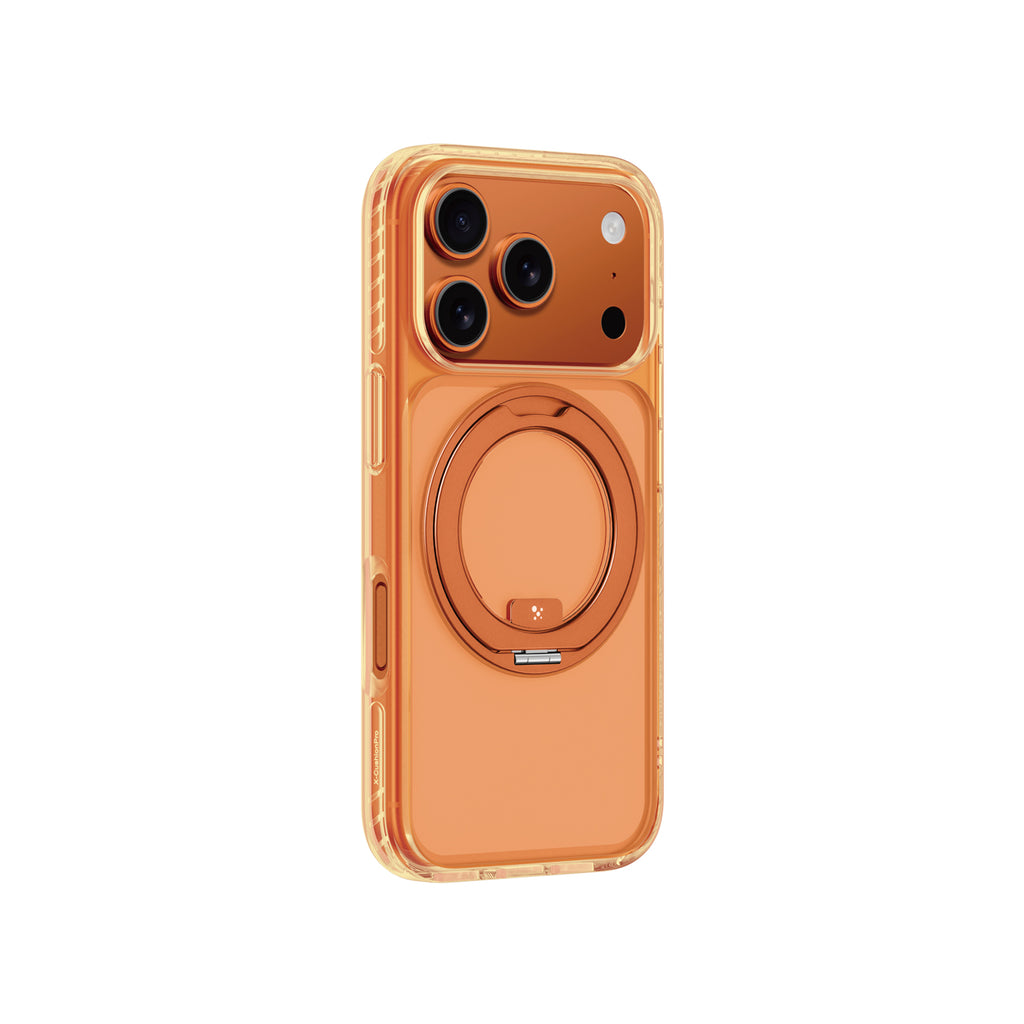 AmazingThing Titan Pro Spin dėklas iPhone 17 Pro Max suderinamasis su MagSafe - oranžinis -- iPhone 17 Pro Max